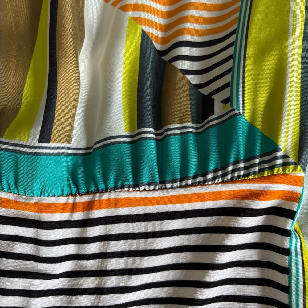 Luisa Cerano Striped and Polka Dots Dress - Picture 5 of 16